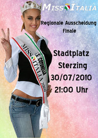 Miss Italia - Regionale Ausscheidung - Finale@Stadtplatz