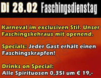 Faschingskehraus@Lava Lounge Linz