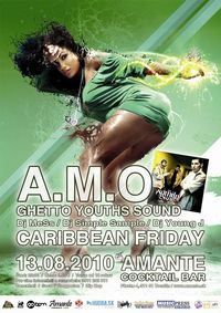 Caribbean Friday: A.M.O. (LIVE)@Amante Coctail Bar