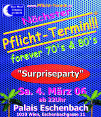 Pflicht-Termin Surprise Party@Palais Eschenbach