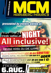 All Inclusive Night!@MCM Hartberg