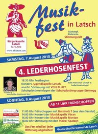 4. Lederhosenfest in Latsch@Festplatz