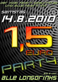 1,5 Euro Party@Cafe Trauma