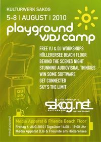 Playground VJDJ Camp - CHECKOUT@Kulturwerk Sakog