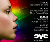 Mega Bacardi Party@Discothek Evebar