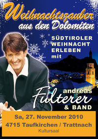 Andreas Fulterer & Band - Weihnachtszauber aus den Dolomiten@Kultursaal