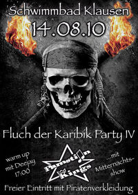 Fluch der Karibik Party IV@Schwimmbad Klausen