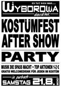 Kostümfest - After Show Party@Wyborowa