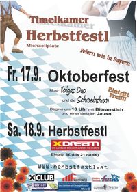 Herbstfestl mit Oktoberfest@Michaeliplatz (TIWI-Gelände)