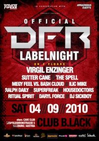 Driving Forces Rec. Labelnight with Virgil Enzinger