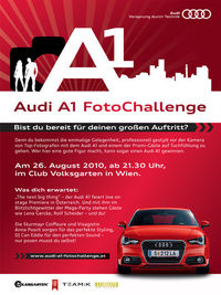 Audi A1 FotoChallenge@Volksgarten Clubdisco