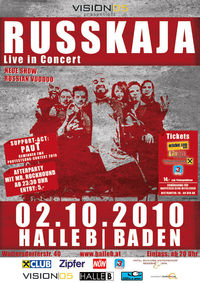 Russkaja LIVE + Afterparty (Support-Act: pauT)@Halle B