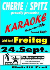 Karaoke@Tanzcafe Cherie Spitz