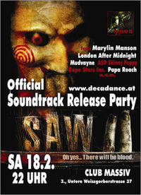 Saw II Soundtrack Release@Club Massiv