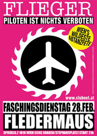 Flieger Fasching@Fledermaus