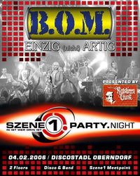 SZENE1 PARTYNIGHT mit BOM@Oberndorf