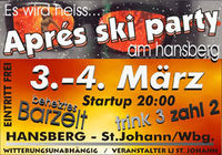 Après Ski Party@Hansberg