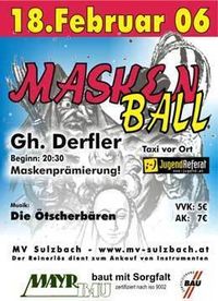 Maskenball@Gh. Derfler