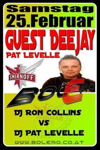 Guest Deejay Pat Levelle@Bolero