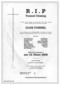 Tunnel Closing Party