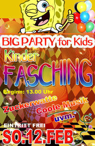 Kinderfasching Bigparty for Kids