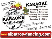 Karaoke Wettbewerb - das Finale@Albatros Tanzbar Disco