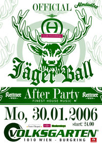 Die Jägerball After Party@Volksgarten Clubdisco