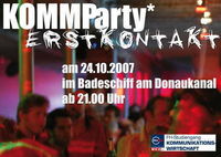 KOMMParty - Erstkontakt@Badeschiff