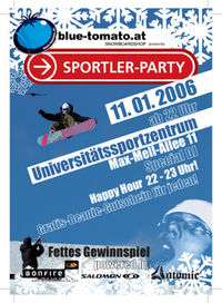 Blue Tomato Sportler-Party@Uni-Sportzentrum