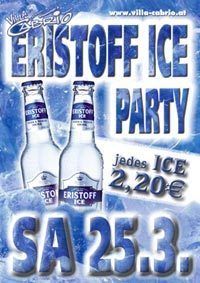 Eristoff Ice Party@Villa Cabrio