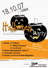 Halloween- und Welcome Party