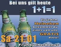 Bei uns gilt heute 1+1=1