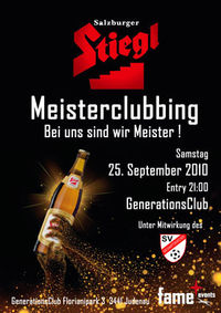 Stiegl Meisterclubbing