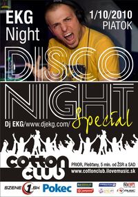 EKG Night -Disco Night Special@Cotton Club