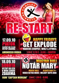 Re-Start Happy Fridays@Clubbing Complex