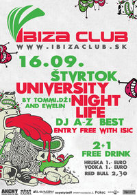 University Night Life@Ibiza Club