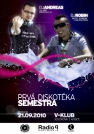 Prvá diskotéka semestra@V Klub