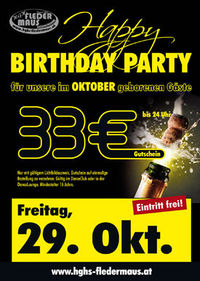 Happy Birthday Party@Fledermaus Enzenkirchen
