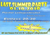 Last Summer Party@Pfarrhof Leithaprodersdorf