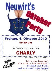 Oktober Party@Landgasthof Neuwirt