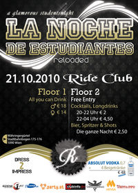 la Noche de Estudiantes@Ride Club