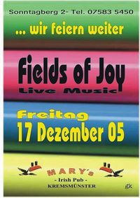 Fields of Joy@Marys Irish Pub