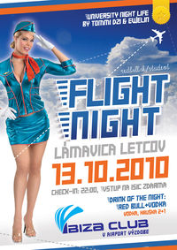 Flight Night - lámavica letcov@Ibiza Club