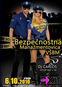 Bezpečnostná manažmentovica@Exit VIP Club