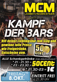 Kampf der Bars@MCM Leoben