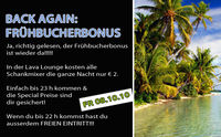 Back Again - Frühbucherbonus@Lava Lounge Linz