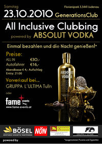 All inclusive Clubbing