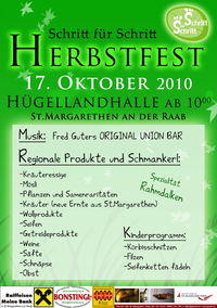 Schritt für Schritt - Herbstfest@Hügellandhalle