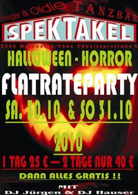 Halloween- Horror- Flatrateparty@Tanzbar Specktakel