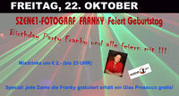 Szene1-Fotograf Franky feiert Geburtstag!